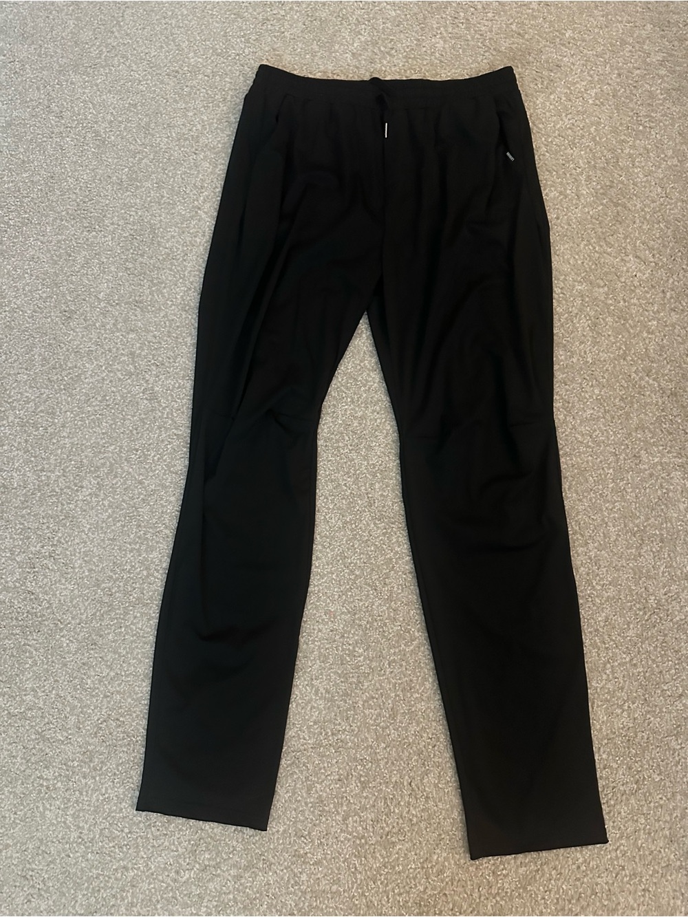 Men's Black Leisure Jogger Pants